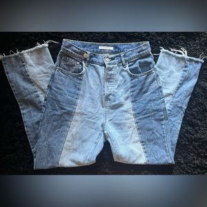 PacSun High Rise Patchwork Jeans